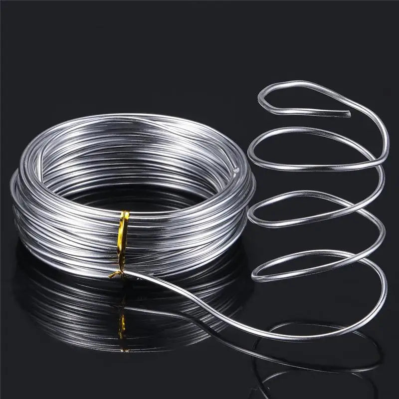 10M 1 5 Silver Aluminum Craft Wire Versatile Bendable Metal Making