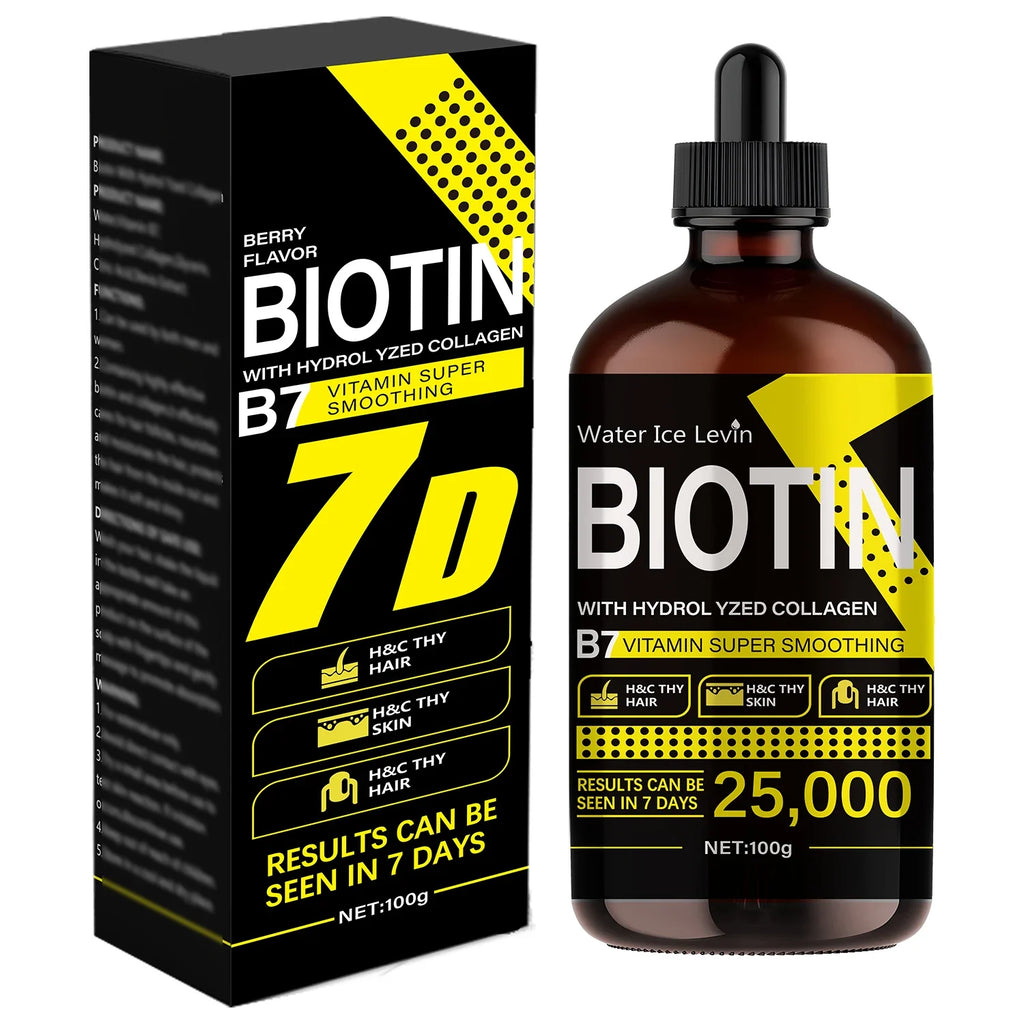 Biotin Hair Oil with Collagen & Vitamin E – Adds Shine, Unisex