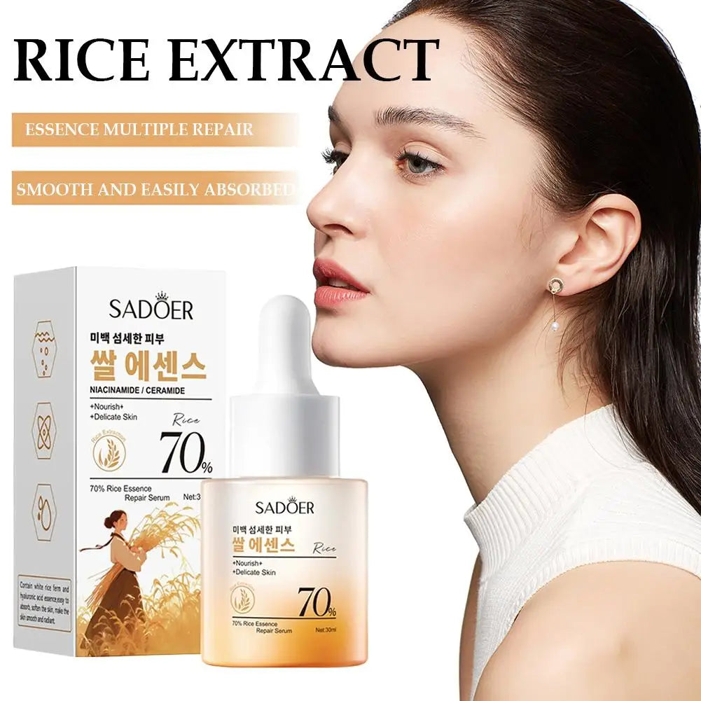 SADOER Rice Essence Serum – Brightening & Hydrating 30ml