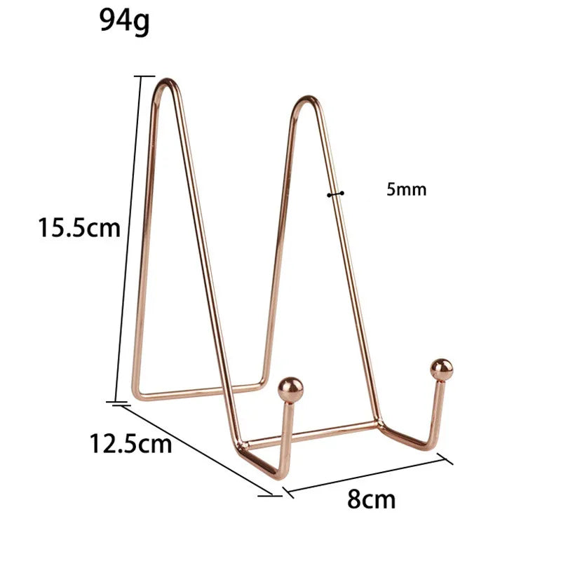 Metal Display Easel Stand Holder Pictures Photos Plates Artwork