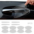 8-Pack Car Door Handle Bowl Scratch Protector Stickers – Clear