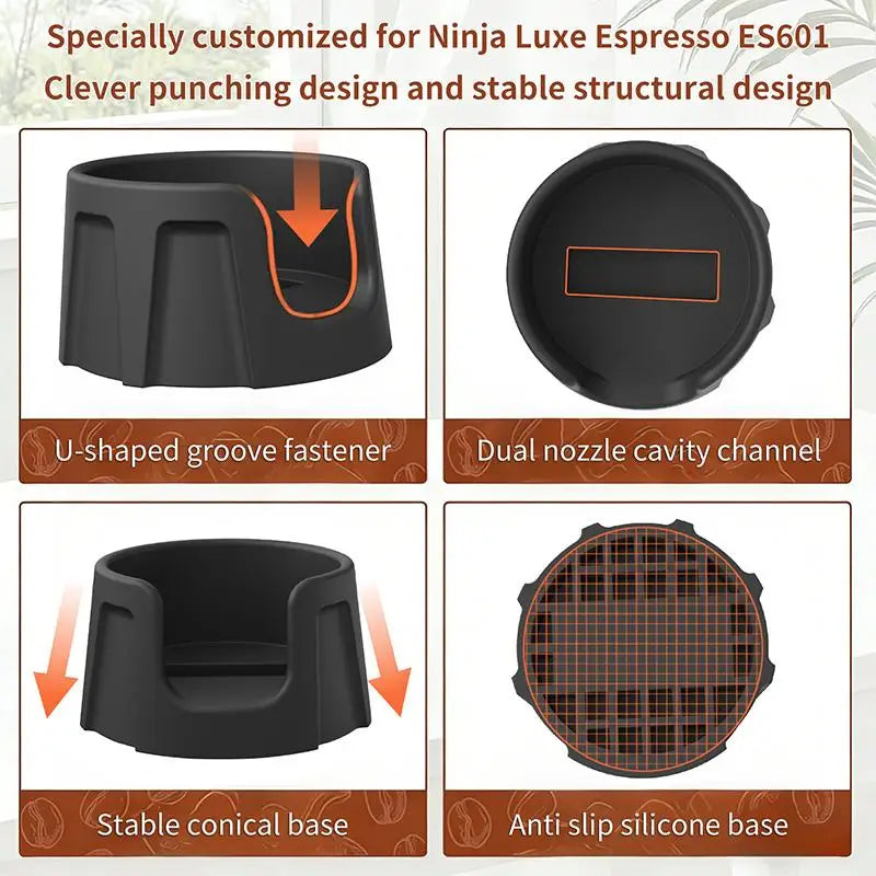 Silicone Portafilter Holder & Espresso Tamping Station