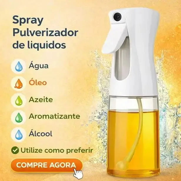 220ml Glass Oil Mist Spray Bottle – Air Fryer & BBQ Sprayer