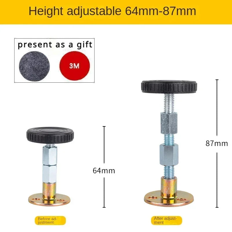 Adjustable Bed Frame Anti-Shake Stabilizer | Furniture Leg