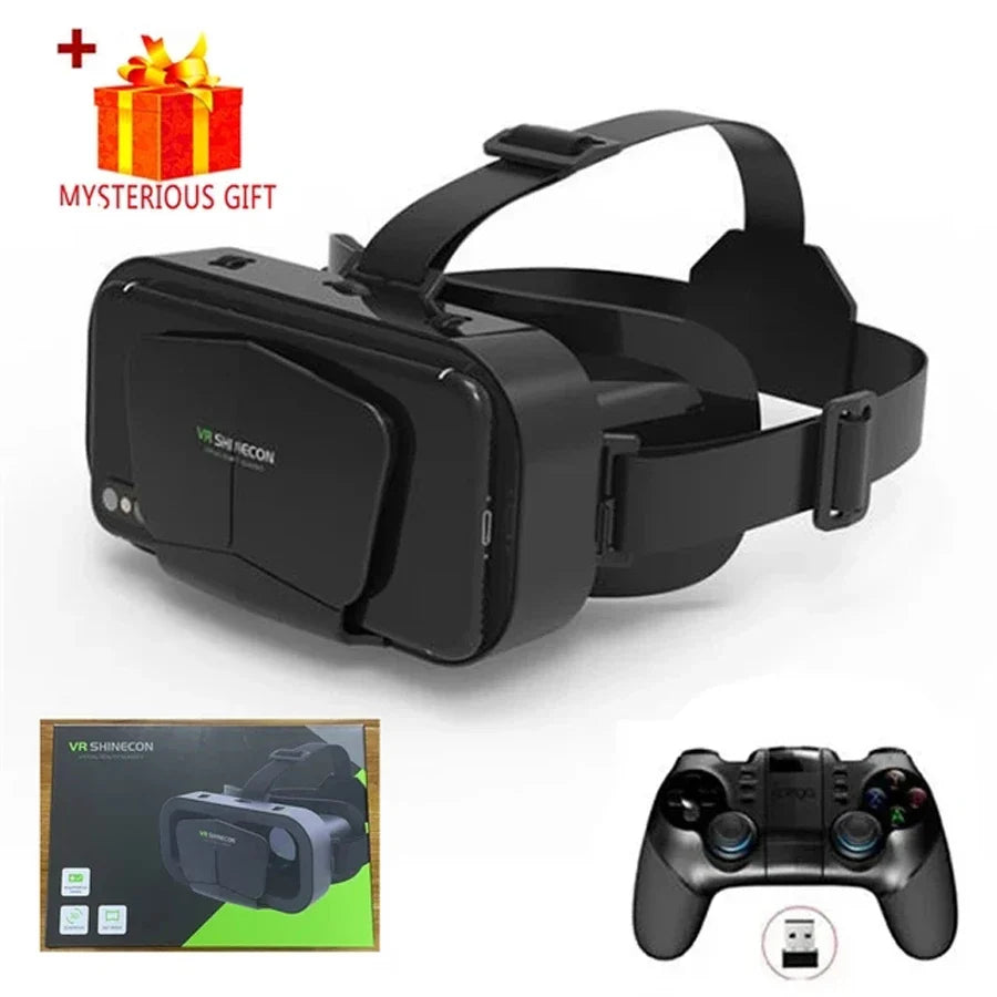 Shinecon VR Headset 3D Glasses for iOS & Android Smartphones
