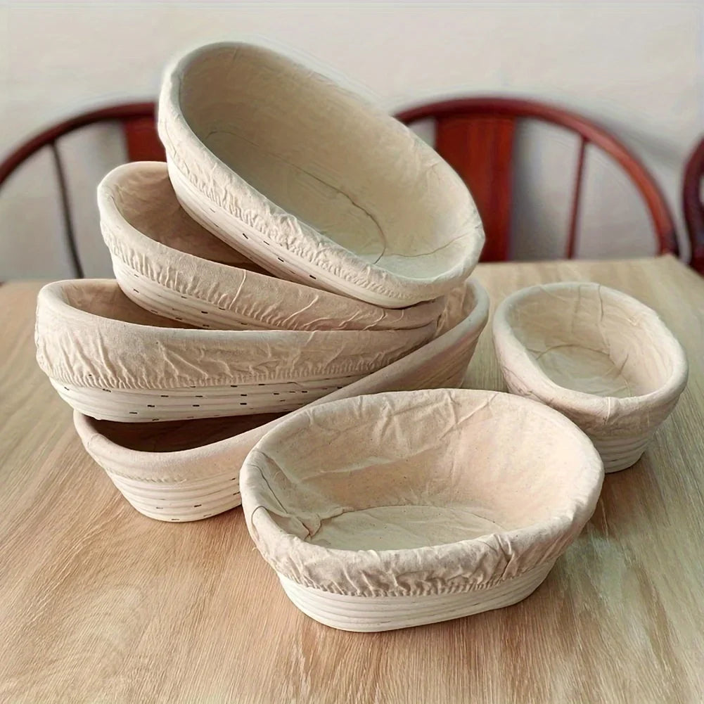 Leeseph Proofing Basket Bread Linen Liner Cloth Professional Home