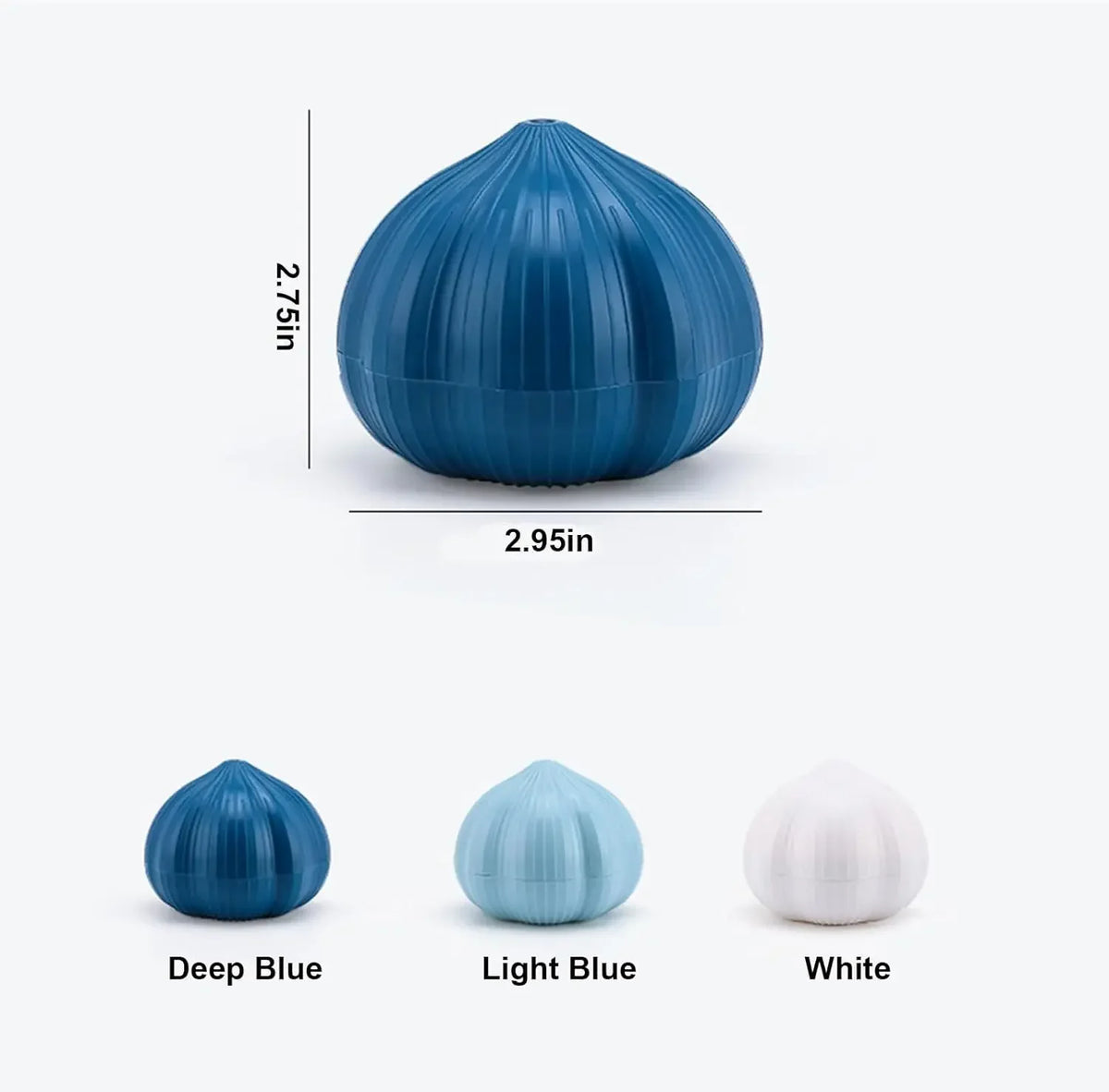 Kitchen Gadgets Cute Household Garlic Shape Plastic Manual Rotary
