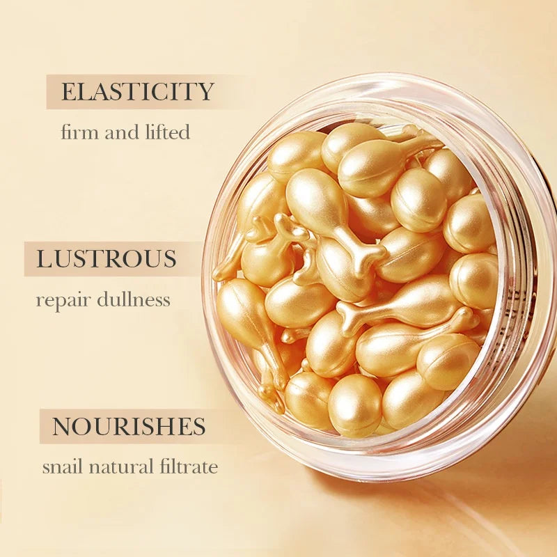 SADOER Snail Rose Capsule Essence Lotion 30pcs | Face Serum
