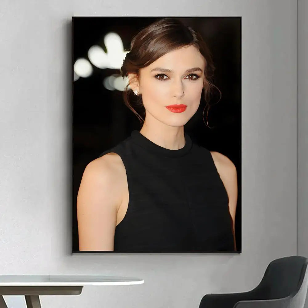 Keira Knightley HD Art Poster – Sticky Waterproof Wall Decor