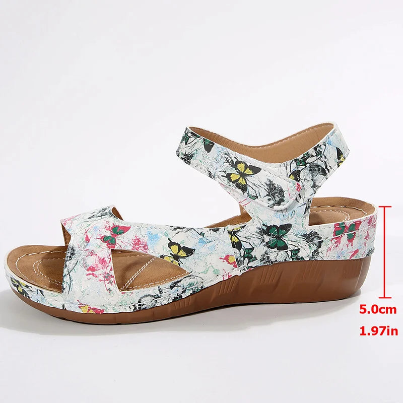 HAJINK Women's Wedge Sandals – Summer Casual Heeled Sandals