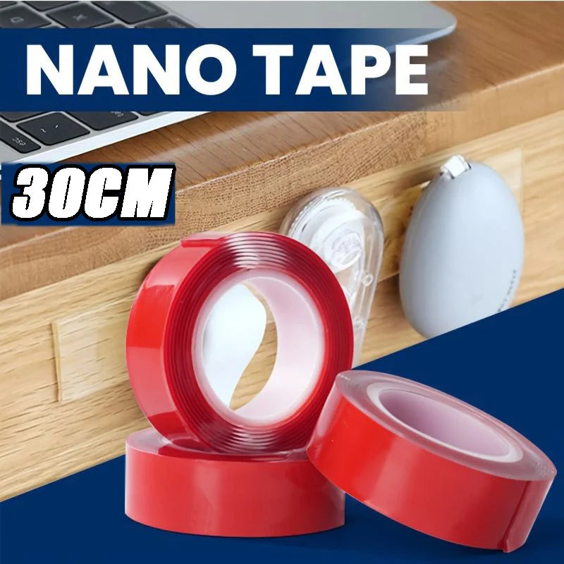 Double-Sided Acrylic Tape | Waterproof, No-Trace, High-Temp (2pk)