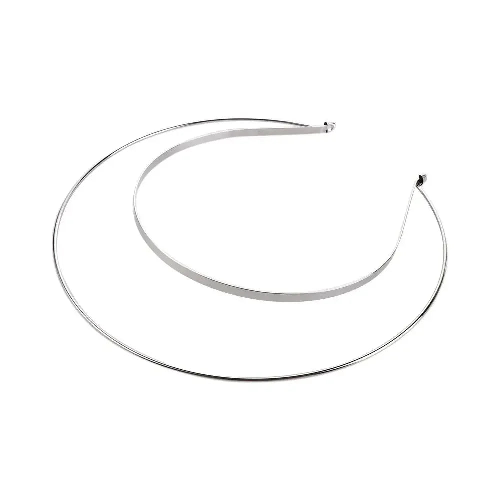 Korean Metal Crown Headband – Multi-Layer Non-Slip Hair Hoop