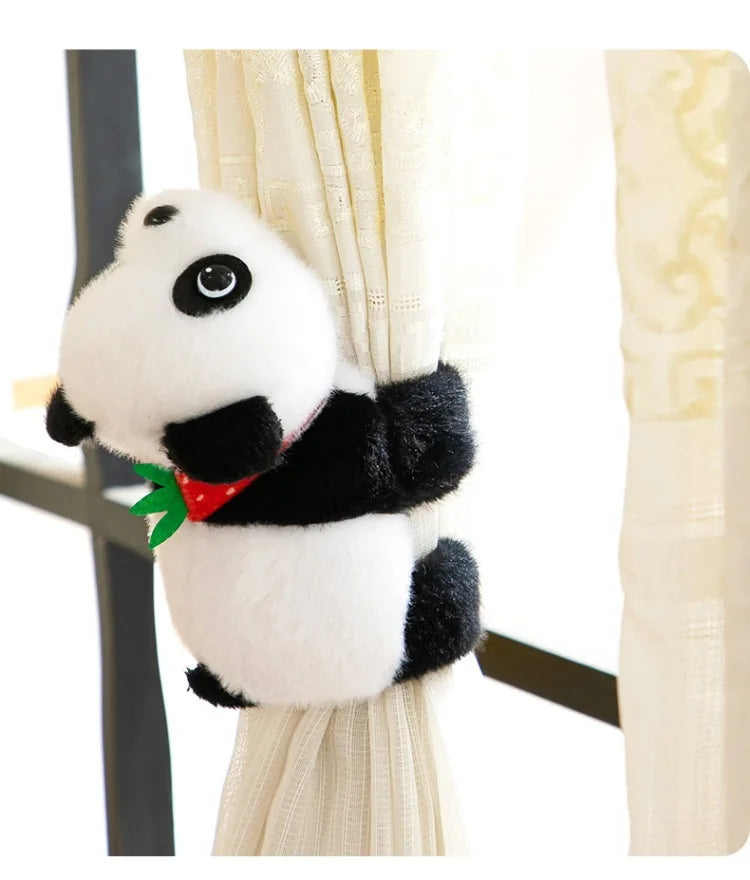 Panda Tiger Papa Ring Bracelet Plush Toy Arm Decoration Doll Curtain