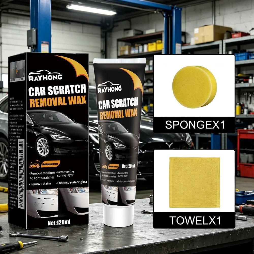 RayHong Car Scratch Repair Wax & Polish Kit – 120ml