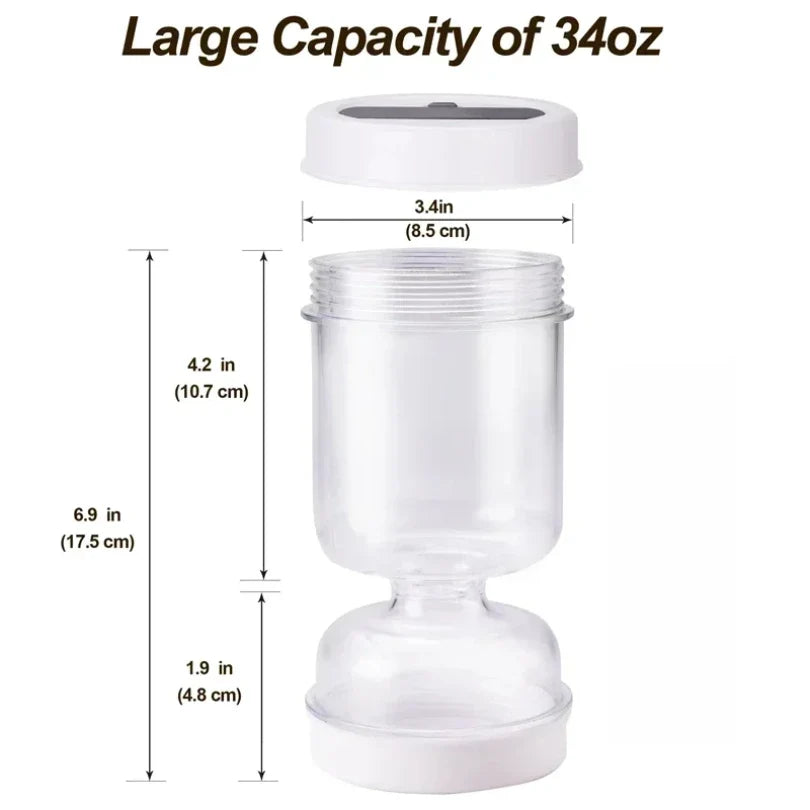 Kimchi & Pickle Strainer Jar – Dry Wet Separation Storage