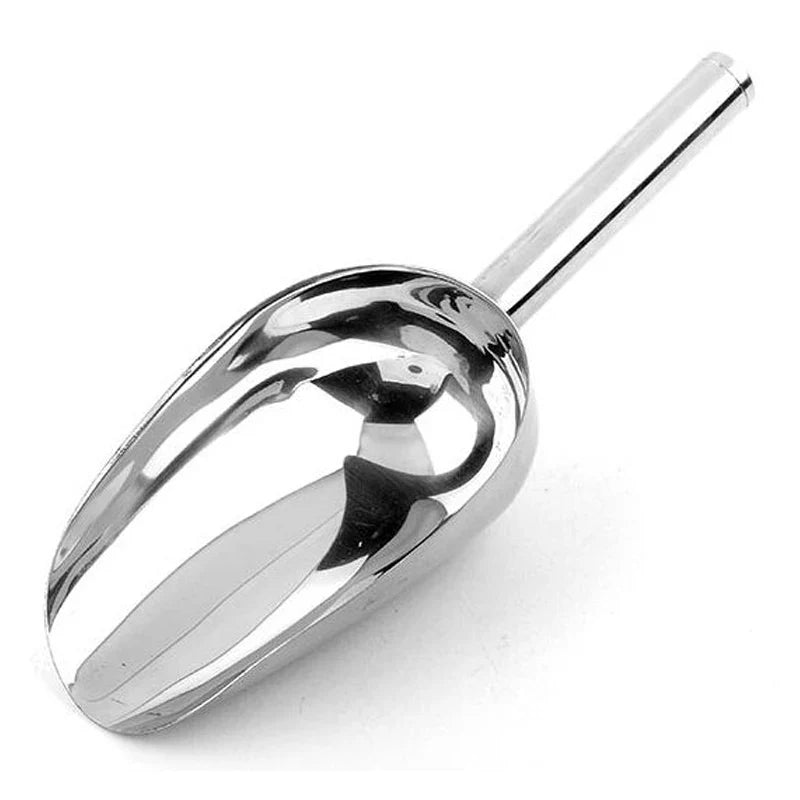 Stainless Steel Ice Scoop – Bar, Candy, Flour & Buffet