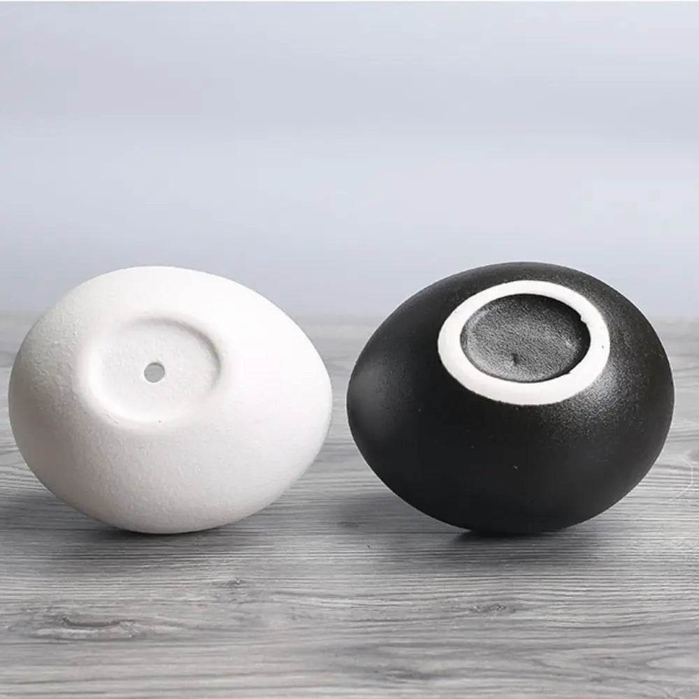Ceramic Eggshell Succulent Planter | Bonsai Flower Pot Decor