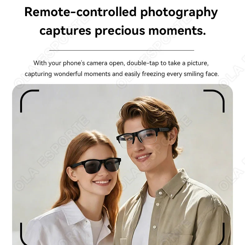 2026 Trending Smart Glasses Wireless Bluetooth Call IP4 Waterproof