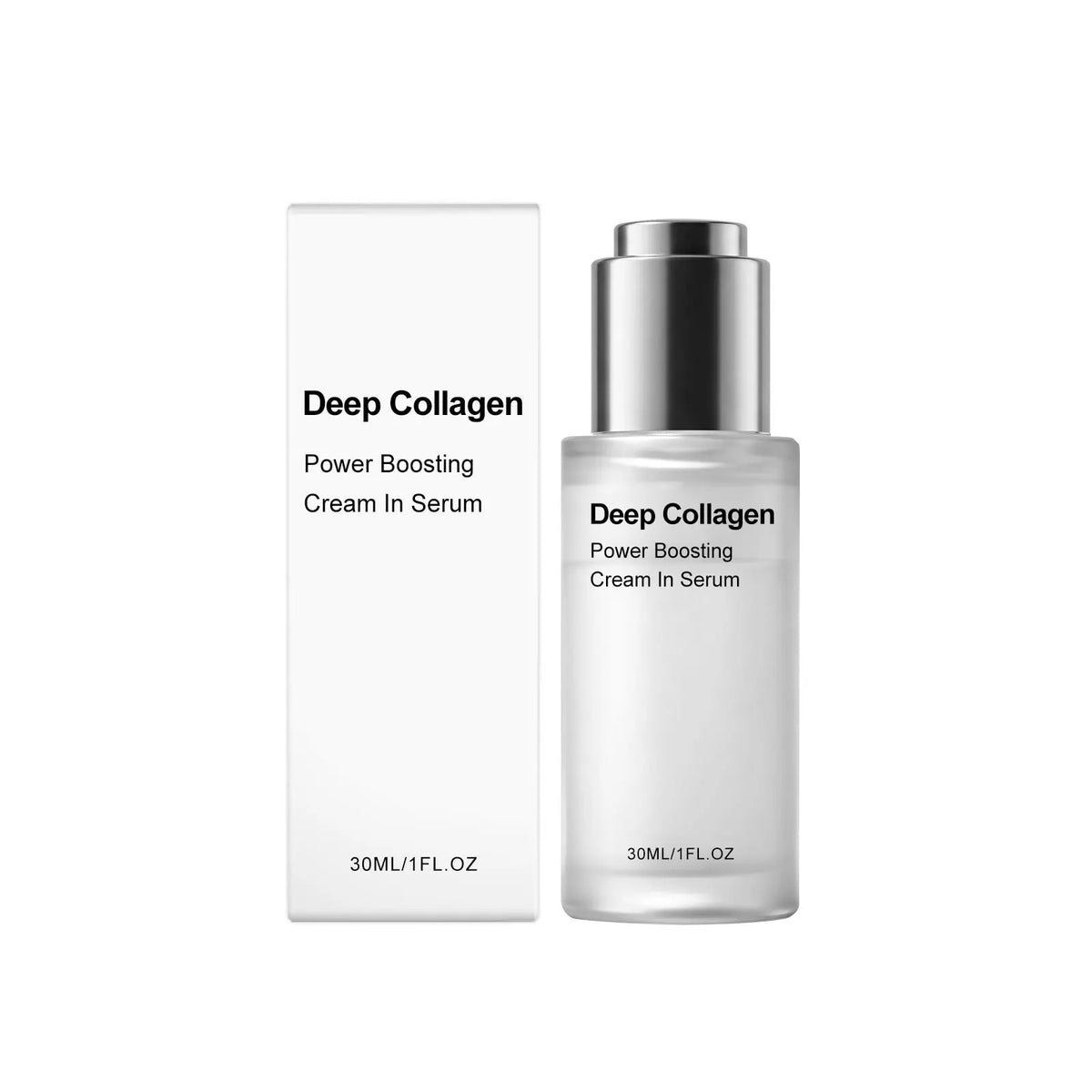Deep Collagen & Hyaluronic Acid Face Serum – Anti-Aging 30ml