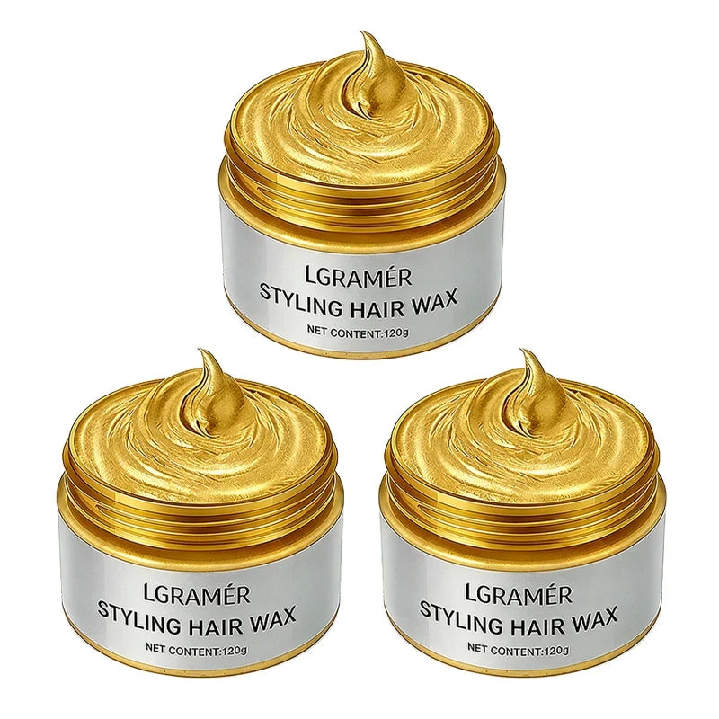 Temporary Hair Color Wax – 9 Shades | Silver Gray, Wine Red & More