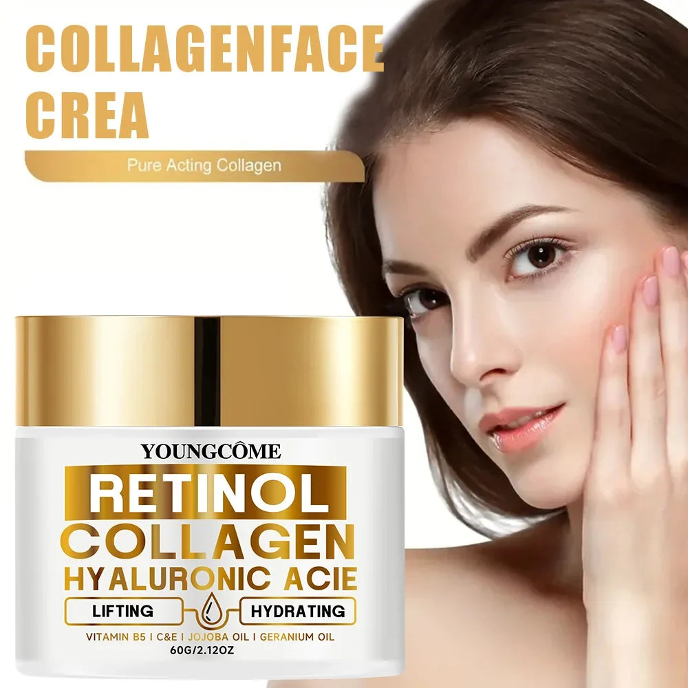 YOUNGCOME Retinol Face Cream – Collagen & Hyaluronic Acid