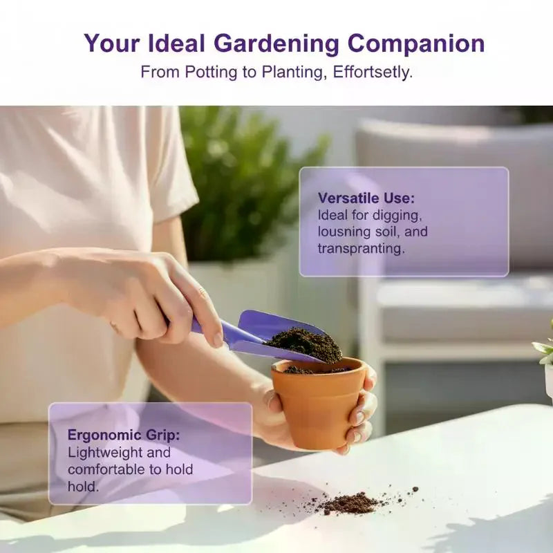 PP Plastic Garden Trowel Scoop – Multipurpose Planting Tool