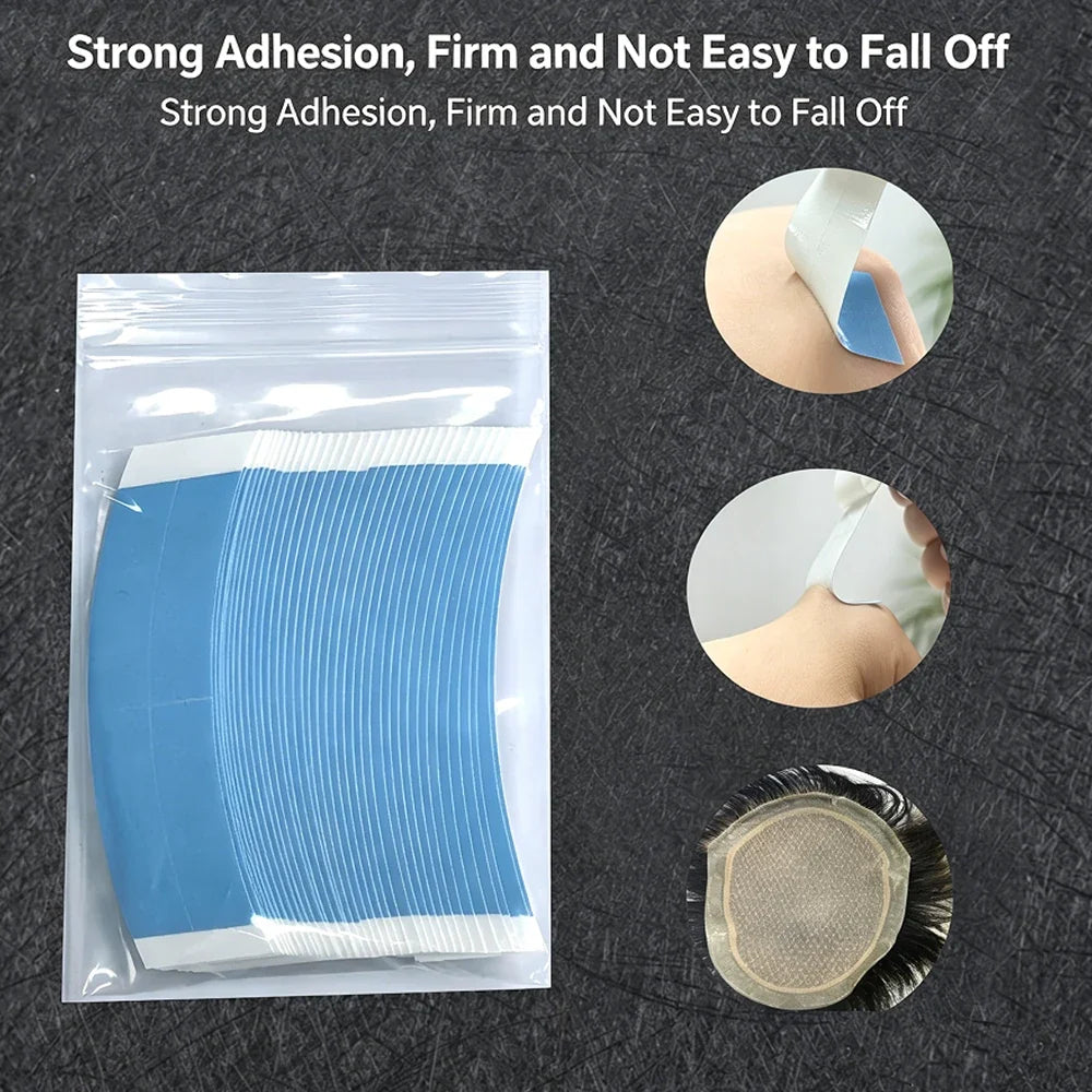 36Pcs Double-Sided Wig Tape Waterproof C-Shape Strips for Lace Wigs
