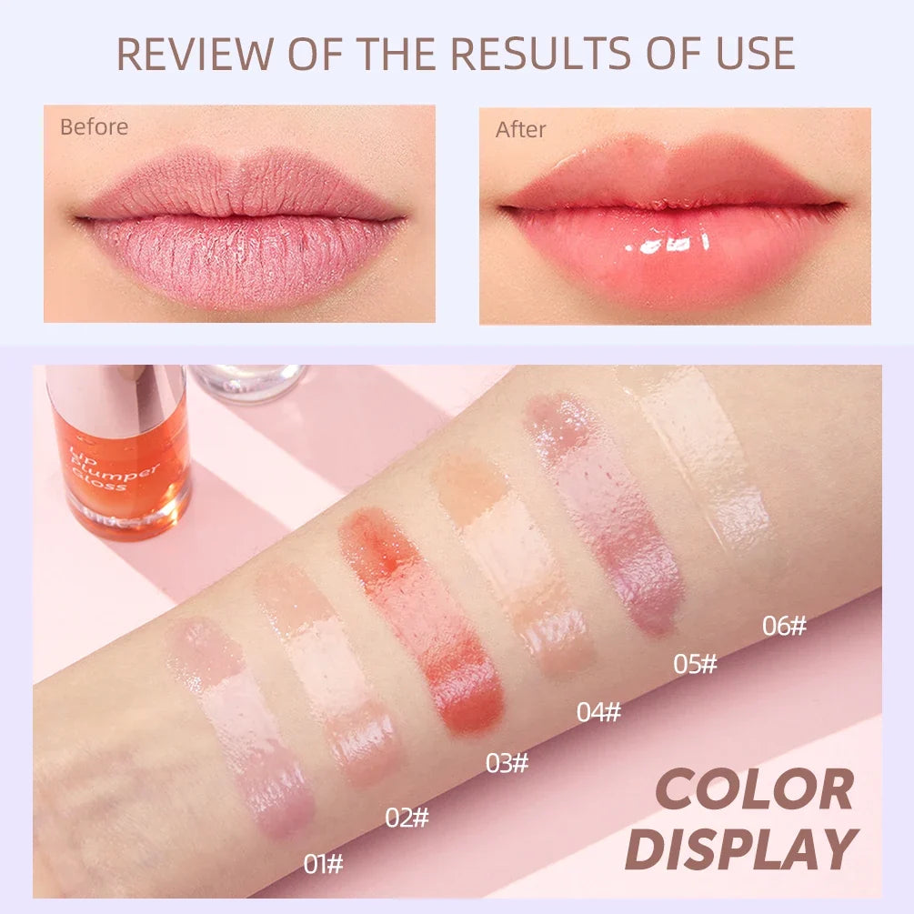 QIBEST Crystal Jelly Lip Oil – Tinted Gloss & Lip Balm