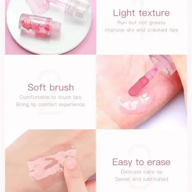 Fit Colors 3-Piece Vegan Lip Gloss Set – Fruit Scented Lip Oil