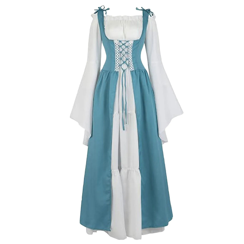 Women's Medieval Corset Lace-Up Dress | Halloween Cosplay
