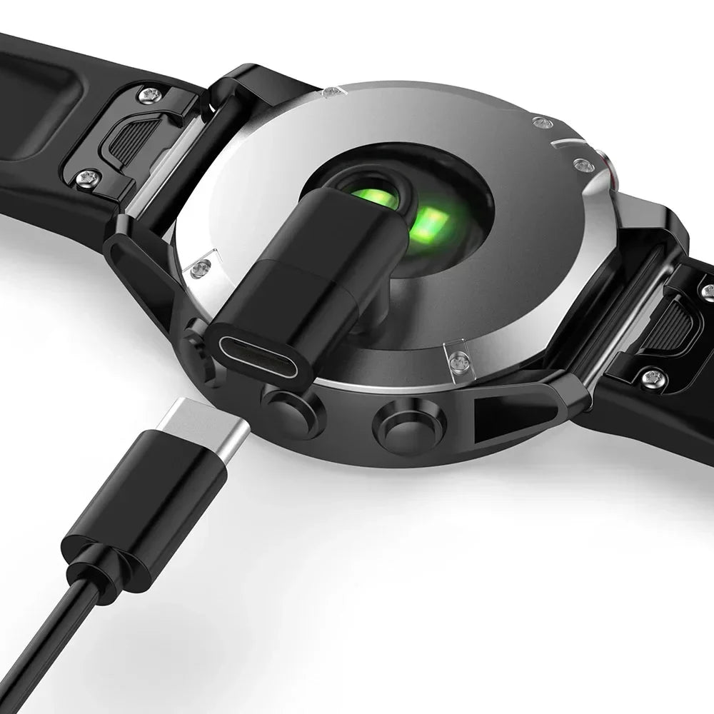 Type-C Charging Adapter for Garmin Fenix 7/6 & Forerunner