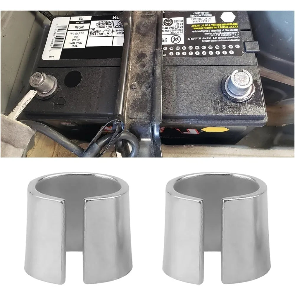 Car Battery Terminal Post Shim Adapter Converters – 2 Pairs