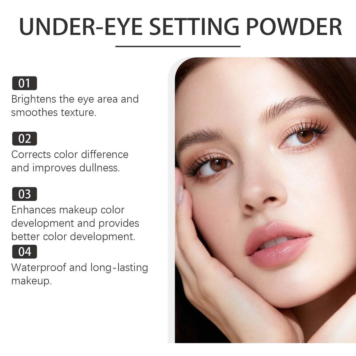 Zephoco Brightening Loose Powder – Matte Soft-Focus Finish 6g
