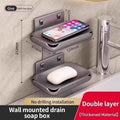 Punch-Free Corner Bathroom Shelf | Wall-Mounted Storage