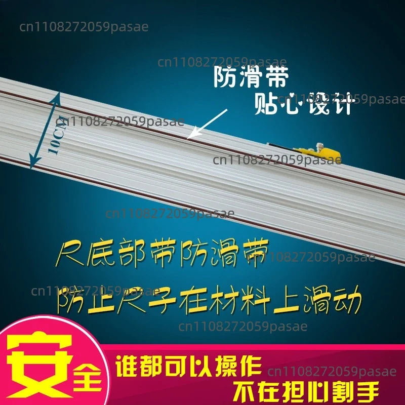 Manual Sliding KT Board Trimmer & PET Paper Cutter with Ruler