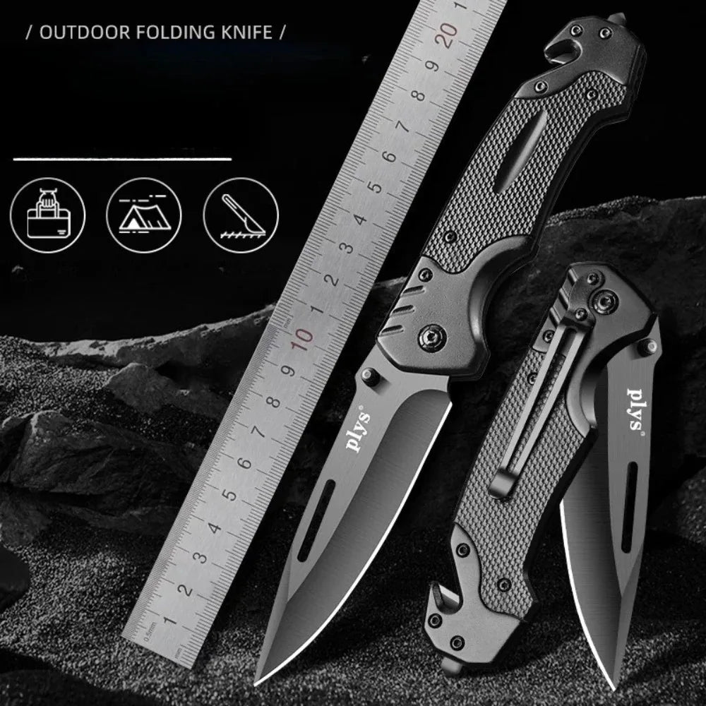 Stainless Steel Folding Pocket Knife – Camping & Outdoor EDC