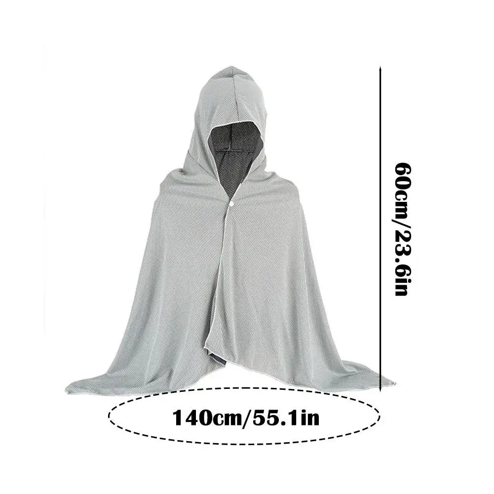 Cooling Hooded Poncho Towel – UV Protection & Quick Dry Sport