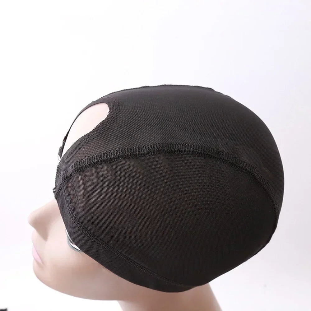 5-Pack U-Part Dome Mesh Wig Caps | Elastic Breathable Hairnets