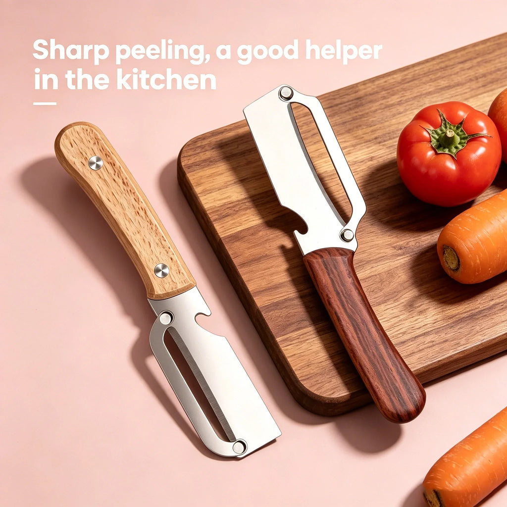 Stainless Steel Fruit & Vegetable Peeler Knife – Multi-Use