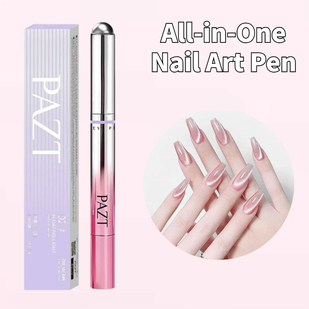 Cat Eye Magnetic Gel Nail Pen – 6-in-1 DIY Nail Art Tool
