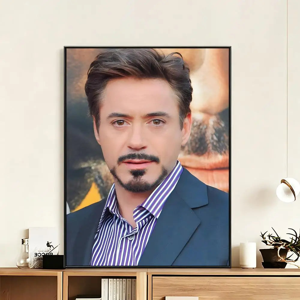 Robert Downey Jr HD Wall Poster – Aesthetic Home Decor Art