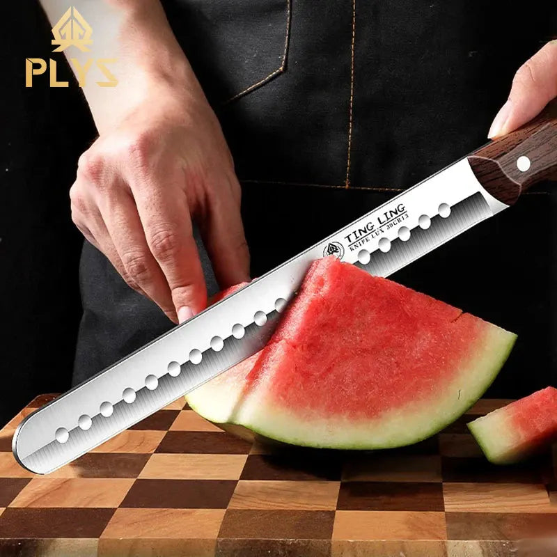 PLYS Stainless Steel Watermelon Slicer & Fruit Knife