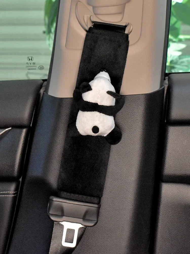 Automobile Safety Belt Decoration Cartoon Panda Shoulder Pad Plush