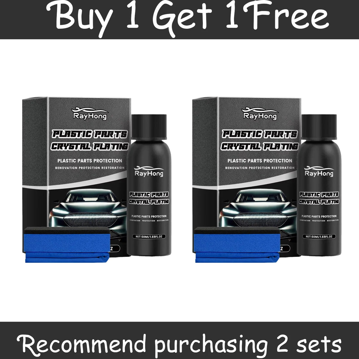 RayHong Car Crystal Plating Agent | Polish, Protect & Waterproof