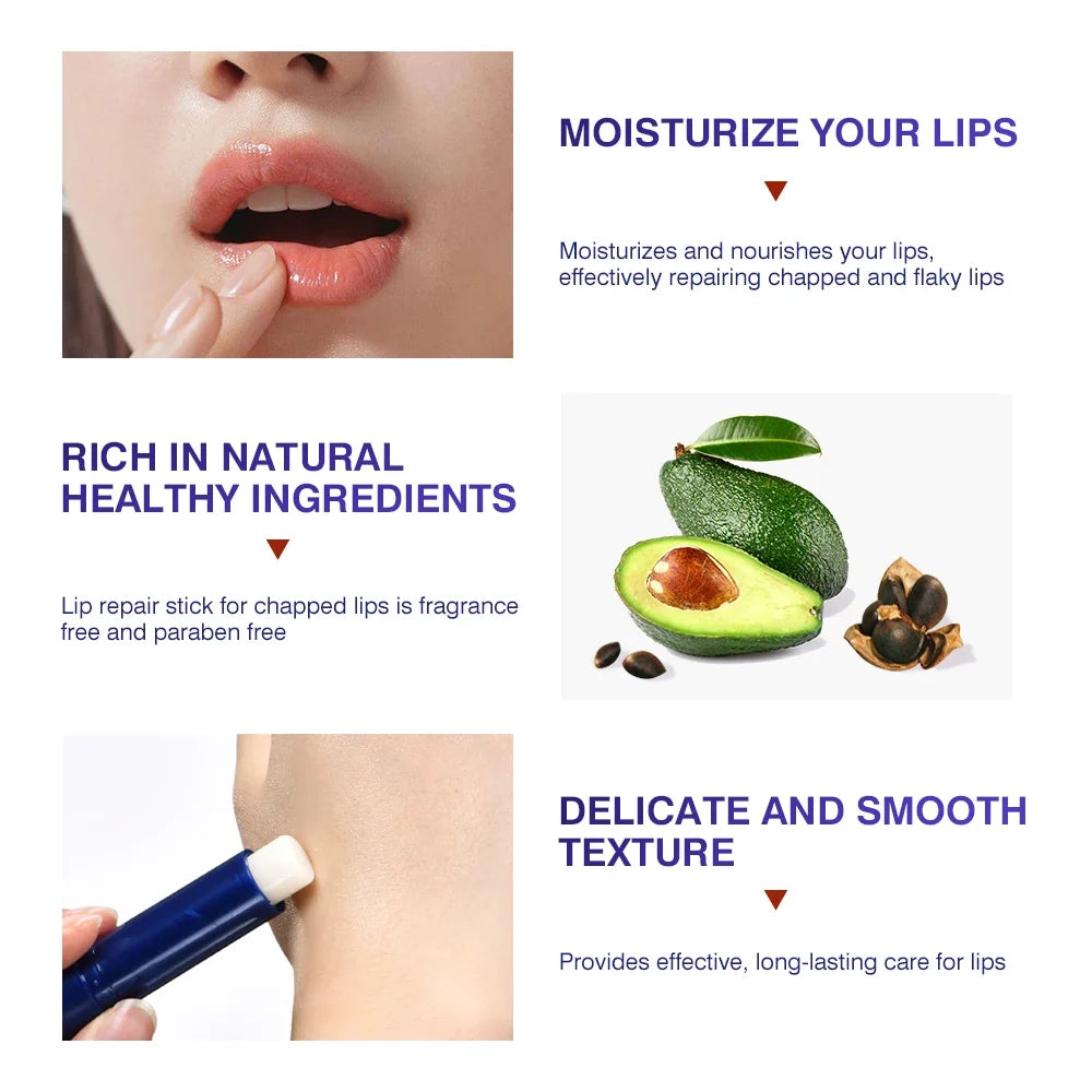 Moisturizing Lip Repair Balm Stick | Paraben-Free 2-Pack