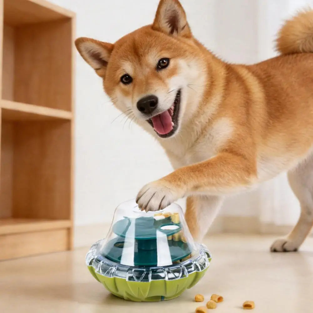 Dog & Cat Slow Feeder Wobble Tumbler Treat Dispenser Toy