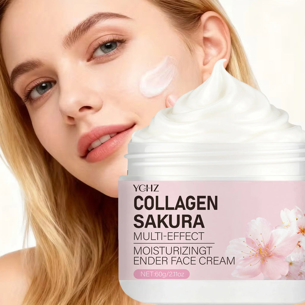 Sakura Collagen & Niacinamide Face Cream | Hydrating & Lifting