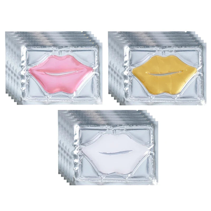 BIOAOUA Crystal Collagen Lip Mask – 5pc Plumping Lip Patches
