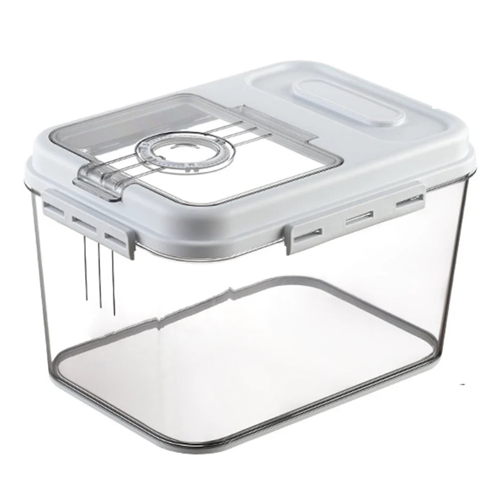 A36T-Rice Storage Box Grain Rice Dispenser Cereals Bucket Coffee Bean