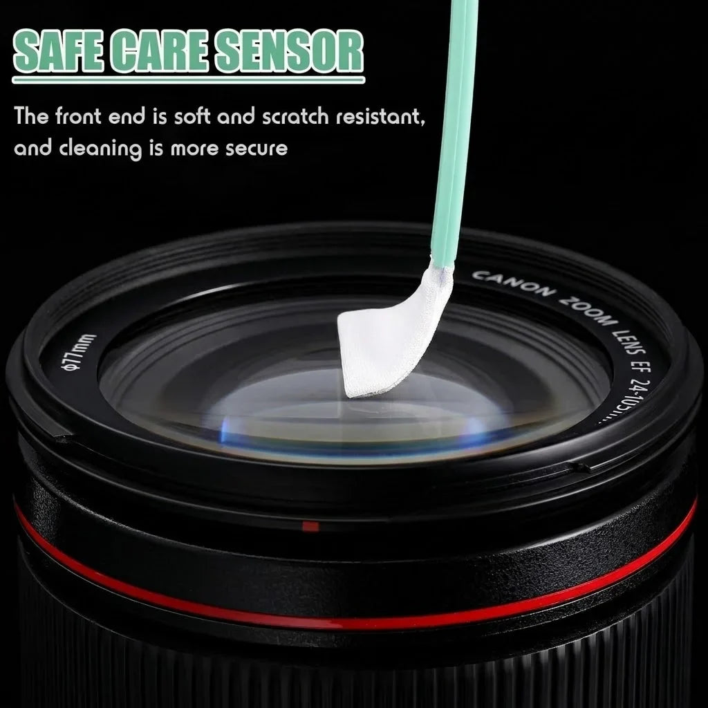 MIRAVEXL Camera Lens Cleaner Kit – Microfiber Cloth, Sensor Swabs & Dual-Action Spray for DSLR, Glasses & Screens